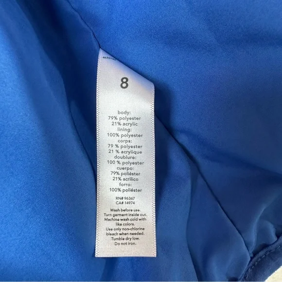 OshKosh Boys Sherpa Zip Hoodie Blue Red Trim Cozy Lined Size 8 - Picture 5 of 9